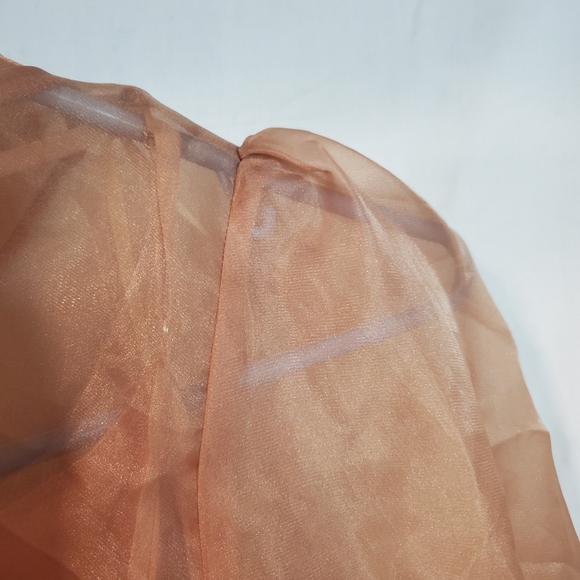 Mable Beige Fancy Blouse Undershirt Tank Size M Medium Women's Cream Neutral - Picture 7 of 13